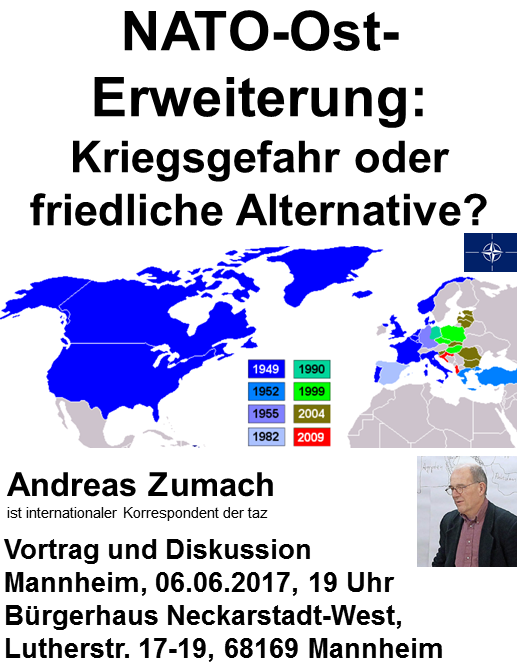 Nato-Ost-Erweiterung Veranstaltung mit A. Zumach