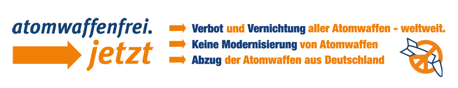 Logo und Ziele der Kampagne atomwaffenfrei.jetzt