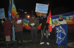  Mahnwache für sofortigen Waffenstillstand im Gaza-Streifen