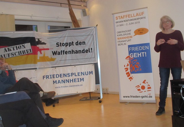 Barbara Happe bei der Veranstaltung Die Waffen meiner Bank