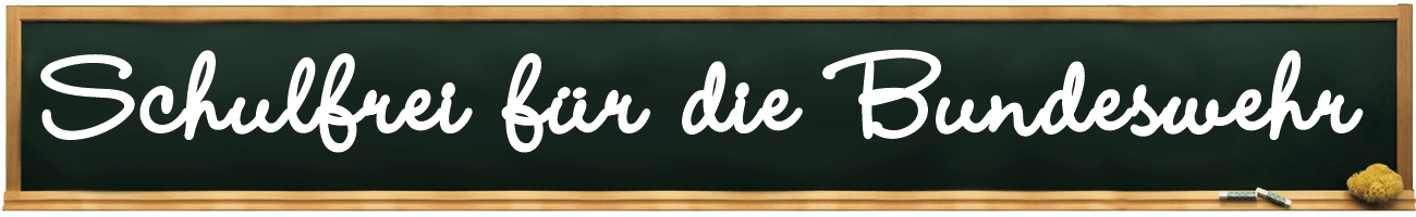 Logo der Kampagne Schulfrei für die Bundeswehr