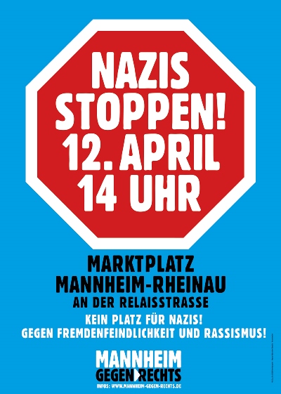 Plakat Nazis stoppen