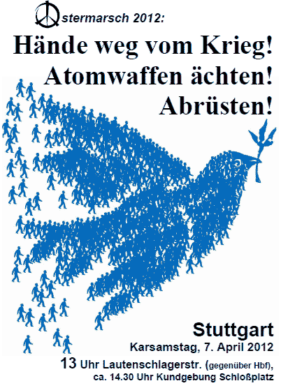 Ostermarsch 2012-04-07 in Stuttgart