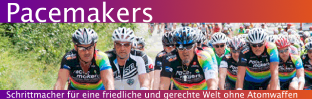 Pacemakers-Radmarathon für atomare Abrüstung