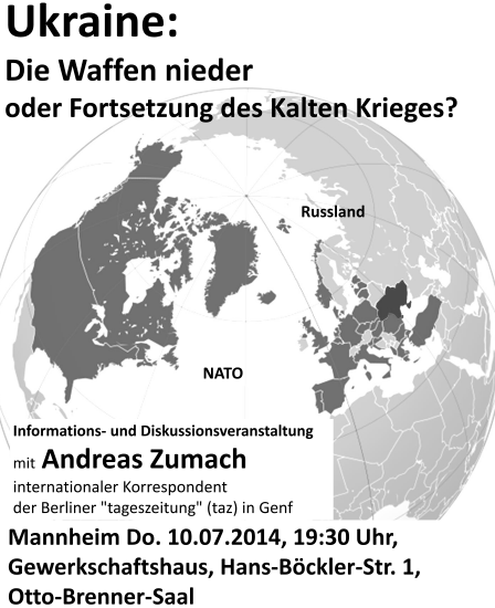 Ukraine Informationsveranstaltung mit A. Zumach