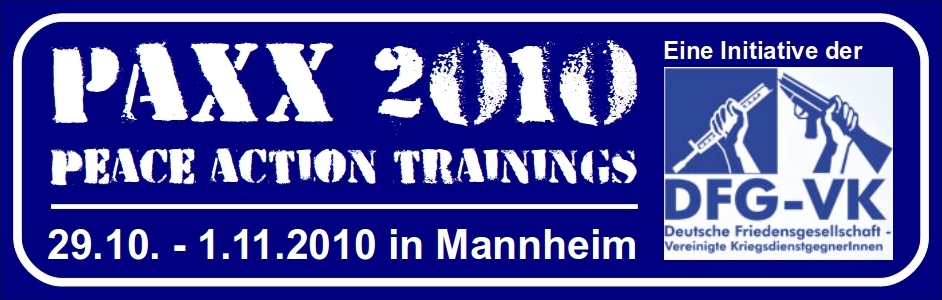 PAXX Peace Action Trainings Logo